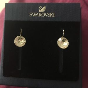 Bella MINI Swarovski Earrings, White